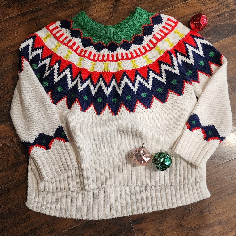 Aerie fair isle sweater